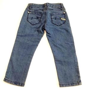 Parasuco Girls Denim Jeans w/ Small Polka Dots